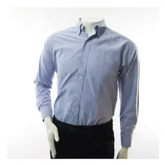 BAUKER - Camisa Dotacion Tipo Oxford Azul