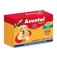 BAYER - Jabón Herbal Para Perros Asuntol 100 g