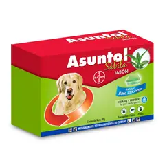 BAYER - Jabón Savila Para Perros Asuntol 90g