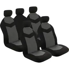 AUTOSTYLE - Cubre Asiento Tela Negro
