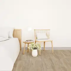 CORONA - Guardaescoba Cerámico 9X90.9 Centímetros Madera Cenizo Gris
