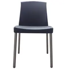 ITALMUEBLES - Silla Auxiliar Style Sin Brazos Negro