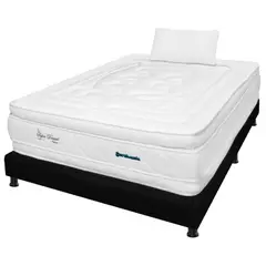 DORMILANDIA - Colchón Super Dream Plus Sencillo 100X190 + Base Cama