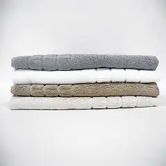 TEKA - Tapete Baño Toalla Antideslizante 50x70 Cm Taupe