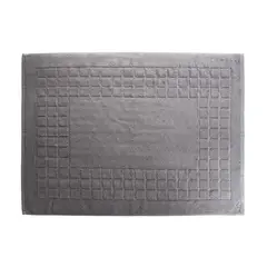TEKA - Tapete Baño Toalla Antideslizante 50x70 Cm Gris
