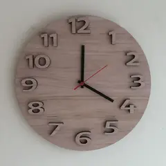 DE CASA - Reloj Pared Circular 34 Cm Flotado