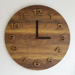 DE CASA - Reloj Pared Circular 60 Cm Flotado