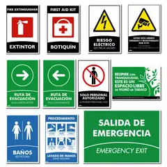 undefined - Kitx11 Señalización Fotoluminiscente para Oficinas y/o Locales Hasta 40Mts2