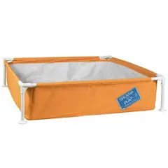 BESTWAY - Piscina Estructural Cuadrada Infantil 122 x 122 x 30 cm