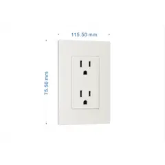 KARSON - Propack X 10 Und Tomacorriente Doble P/T 15A 110/250V Serie Neos