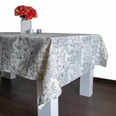 MALABA - Mantel 146x210cm Ramas Grises Claras