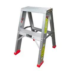 FANES - Escalera Certificada 0.30 m 2 P Tijera en Aluminio Tipo IAA 170 kg