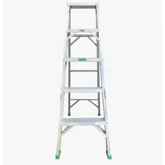 FANES - Escalera Certificada 1.50 m 5 P Tijera en Aluminio Tipo II 102 kg