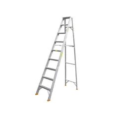 FANES - Escalera Certificada 2.70 m 9 P Tijera en Aluminio Tipo IA 136 kg