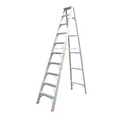 FANES - Escalera Certificada 3 m 10 P Tijera Aluminio Tipo IA Resistencia 136 kg