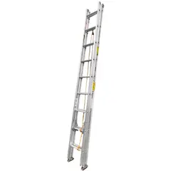 FANES - Escalera Certificada 3 a 6 m 18 P Extensión en Aluminio 136 kg