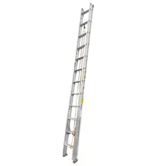 FANES - Escalera Certificada 4 a 8 m 24 P Extensión en Aluminio 136 kg