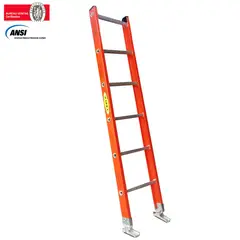 FANES - Escalera Certificada 2 m 6 P Pared Dieléctrica 136 kg