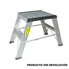 FANES - Escalera Certificada 0.60 m 2 P Petrolera Aluminio 136 kg