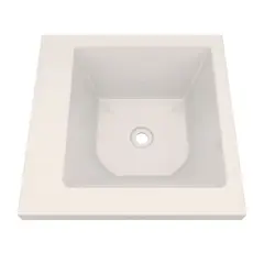 FIRPLAK - Lavadero Pro 60X60 Cm Brillante Marfil