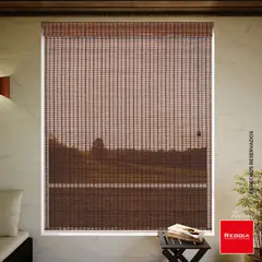 REGGIA - Persiana Enrollable Bambú Café Bangkok