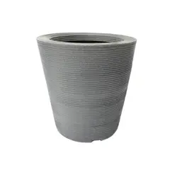 TUMATERA - Matera Polietileno Cónica Gris Piedra 59 x 59 cm