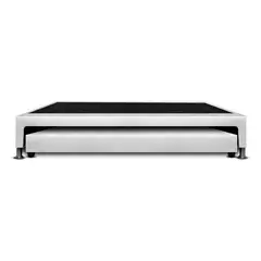 MAGIC CLASS - Base Cama Nido Doble 190x140x30cm Ecocuero Blanco