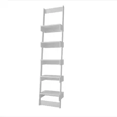 POLCOL - Estante Multiusos Escalera 63x38x178.7cm Blanco