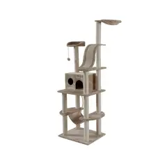 JARAPETS - Gimnasio Para Gatos 50x60x186cm Mediano Beige