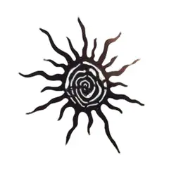 AQUA - Decoración Jardin Metal para Pared - Sol
