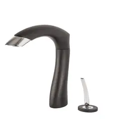 FP FAUCETS - Grifería Monocontrol Lavaplatos Vulcano Negro