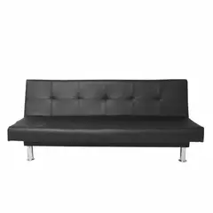 SOFA MARKET - Sofá Cama Basic 3 Puestos Ecouero Café