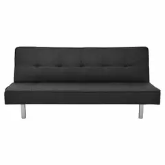 SOFA MARKET - Sofá Cama Ava 3 Puestos Ecocuero Café