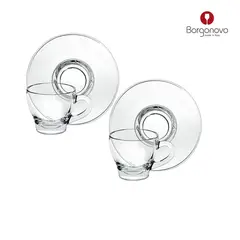 BORGONOVO - Set De Cappuccino Ishia 180Ml 4 Piezas 2 Puestos
