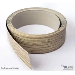 REHAU - Canto Flexible 22mm X 1 Metro Cendra Escandinavo