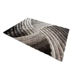 JUST HOME COLLECTION - Tapete Shaggy 3d 60x110 cm Gris