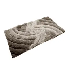 JUST HOME COLLECTION - Tapete Shaggy 3d 60 cm X 110 cm Cafe