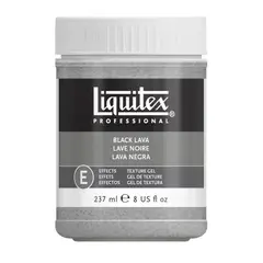 LIQUITEX - Gel Textura Lava Negra para Acrilico 2 de 37 Ml