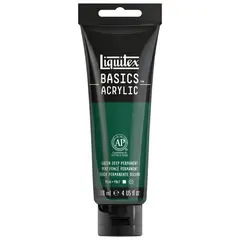 LIQUITEX - Acrilico Color Verde Permanente Oscuro de 118 Ml Referencia 350