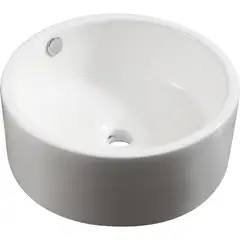 SENSI DACQUA - Lavamanos de Sobreponer Porcelana Bari Circular 41.5 cm