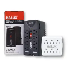 POWEST - Kit Protector Voltaje Homepro (Regulador) + Multitoma Multipro 120Vac/15A (1800W)