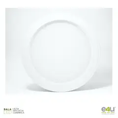 E4U - Bala LED 2880 Lúmenes 24w Blanco Luz Fría Certificado