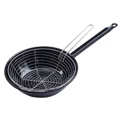 GARCIMA - Sartén En Acero Esmaltado Para Paellera De 24 Cm Color Negro
