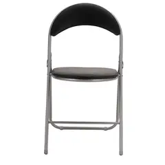 undefined - Silla Plegable PVC Negra
