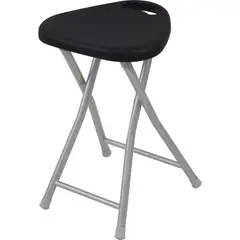 undefined - Banco Plegable Triangular Negro