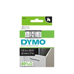 DYMO - Cinta D1 plástico color negro/blanco 19mm 7m Para Rotul LM210280420