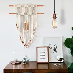 ILUMAX - Lámpara Colgante Vintage 1 Luz E27 Bronce