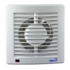 ELICENT - Extractor de Aire Pared Techo 16 x 16cm Estyle Pro 100