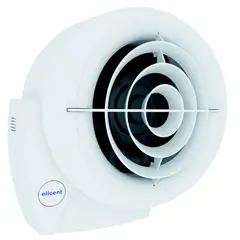 ELICENT - Extractor de Aire Pared Techo 16 x 15cm Esmile