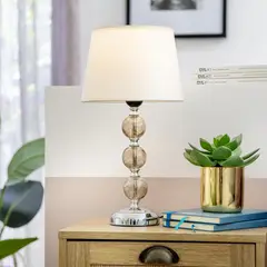 undefined - Lampara De Mesa Ankara 1 Luz E27 Cromo